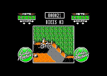 Moto Cross Simulator (UK) (1989) screen shot game playing
